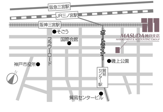 神戸支店地図